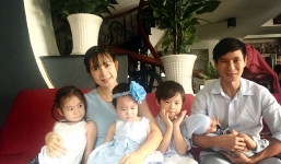 Cận cảnh 'quý tử út' cực đáng yêu của Lý Hải - Minh Hà